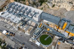  1	Aerial view of the new washing treatment plant at Albin Borer&nbsp;AG in Dittingen 